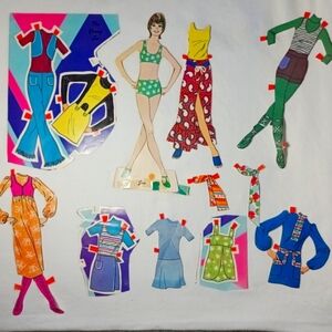 Paper dolls- Vintage 70s